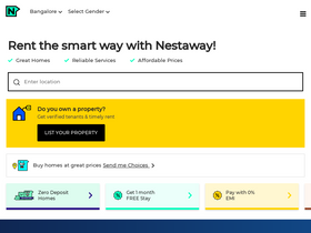 'nestaway.com' screenshot