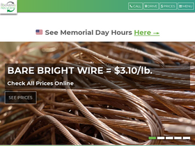 'rockawayrecycling.com' screenshot