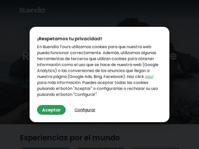 'buendiatours.com' screenshot