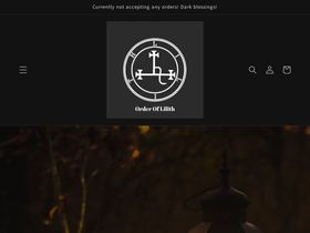 orderoflilith.com homepage screenshot