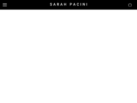 'sarahpacini.com' screenshot