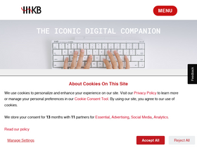 'hhkeyboard.com' screenshot