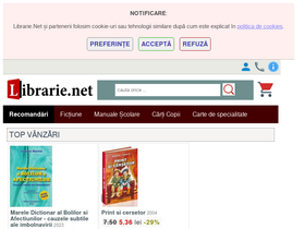 'librarie.net' screenshot