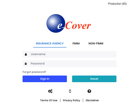 'e-cover.com.my' screenshot