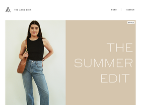 'theannaedit.com' screenshot