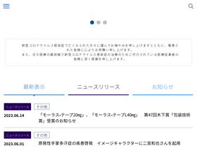 'hisamitsu.co.jp' screenshot