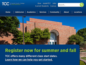 'tccd.edu' screenshot