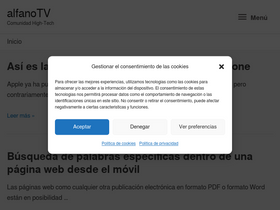'alfanotv.com' screenshot