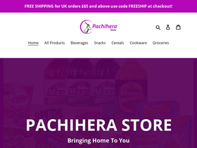 pachiherastore.com homepage screenshot
