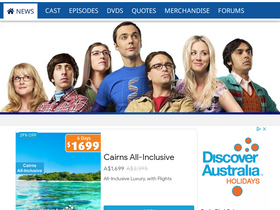 'the-big-bang-theory.com' screenshot