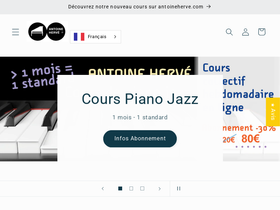 antoine-herve.com homepage screenshot