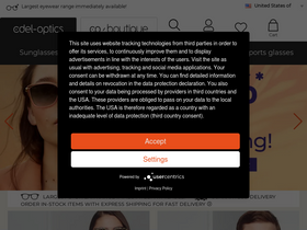 'edel-optics.com' screenshot