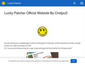 'luckypatchers.com' screenshot