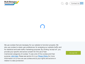 'wuxibiologics.com' screenshot