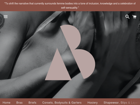 aboutthebra.com homepage screenshot