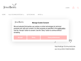 jewelberry.de homepage screenshot