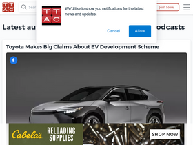 'thetruthaboutcars.com' screenshot