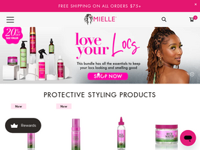 'mielleorganics.com' screenshot
