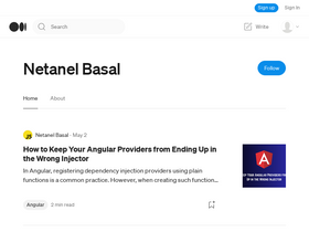 'netbasal.com' screenshot