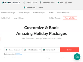 'traveltriangle.com' screenshot