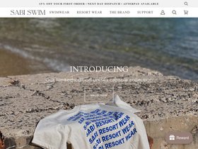 sabiswim.com homepage screenshot