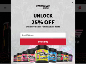 'rogueenergy.com' screenshot