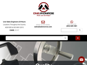 'monroeengineering.com' screenshot