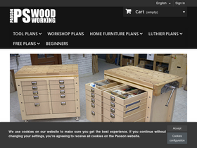 'paoson.com' screenshot