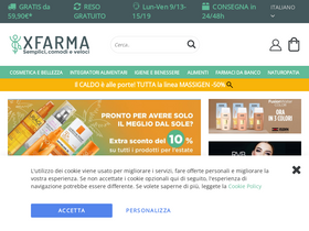 'xfarma.it' screenshot