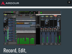 'ardour.org' screenshot