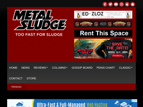 'metalsludge.tv' screenshot