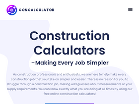 'concalculator.com' screenshot