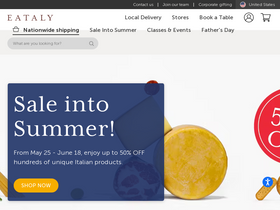 'eataly.com' screenshot