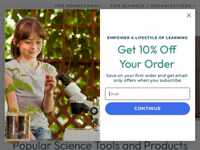 'homesciencetools.com' screenshot