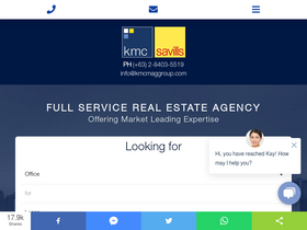 'kmcmaggroup.com' screenshot