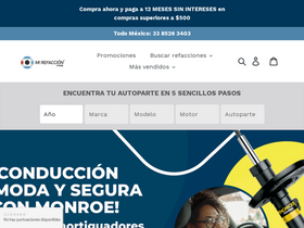 'mirefaccion.com.mx' screenshot