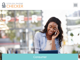 'stolenphonechecker.org' screenshot