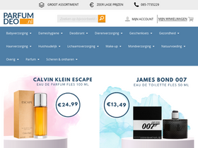 'parfumdeo.nl' screenshot