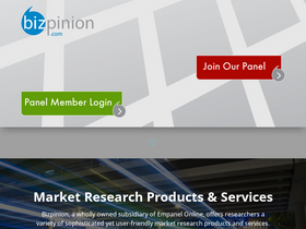 'bizpinion.com' screenshot