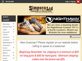 'simpsonltd.com' screenshot