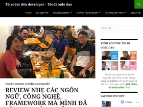 'toidicodedao.com' screenshot