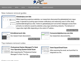 'pcrisk.com' screenshot