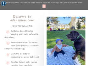 'adensmom.com' screenshot