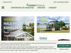 'grontfokus.no' screenshot