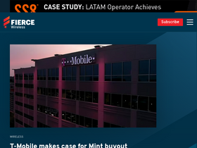 'fiercewireless.com' screenshot