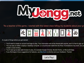 'myjongg.net' screenshot
