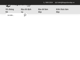 'thegioilamdep.vn' screenshot