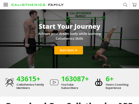 'calisthenics-family.com' screenshot