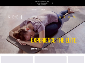 seeqactive.com homepage screenshot