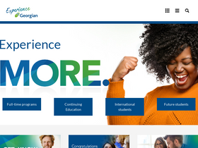 'georgiancollege.ca' screenshot